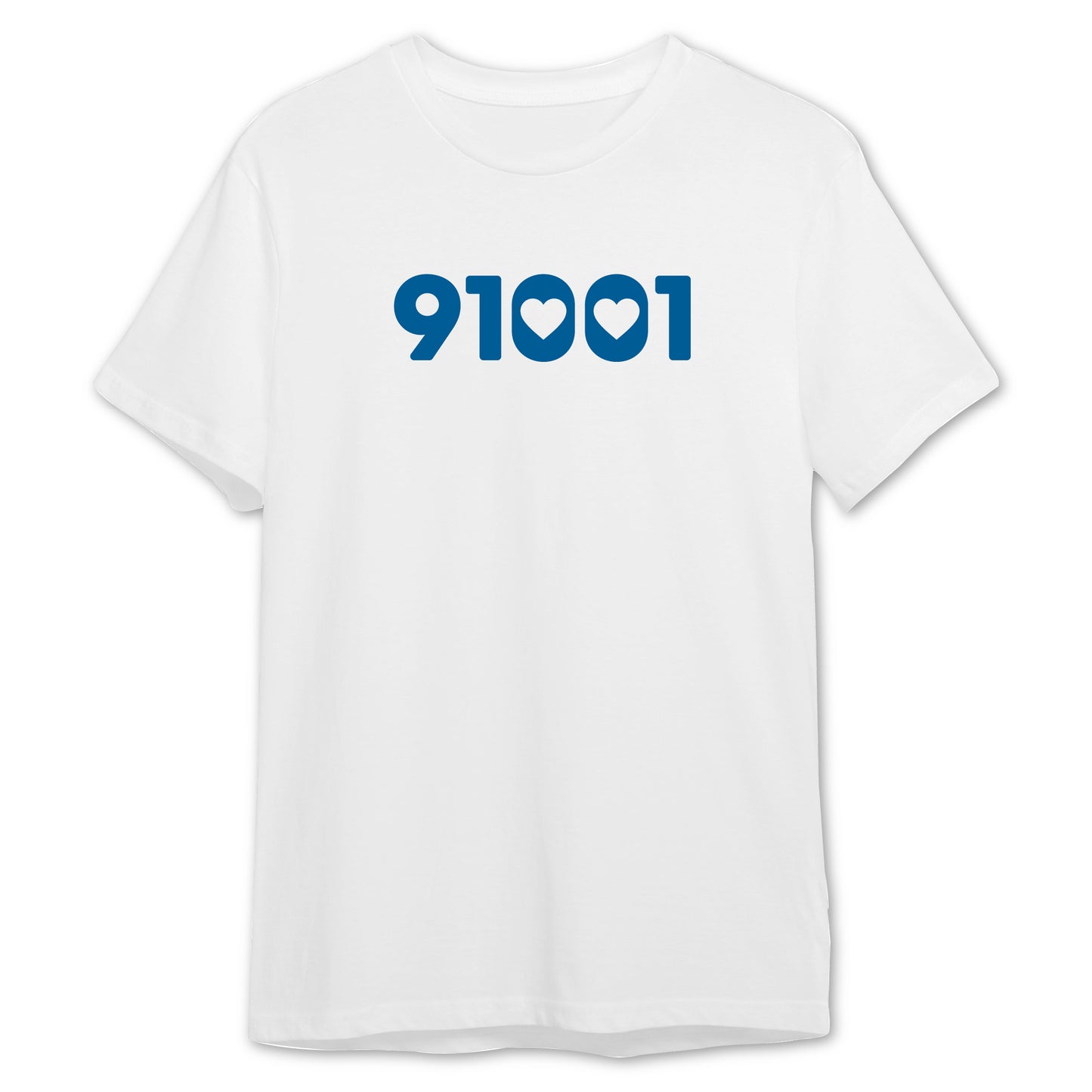 91001 Tee (White/Blue)