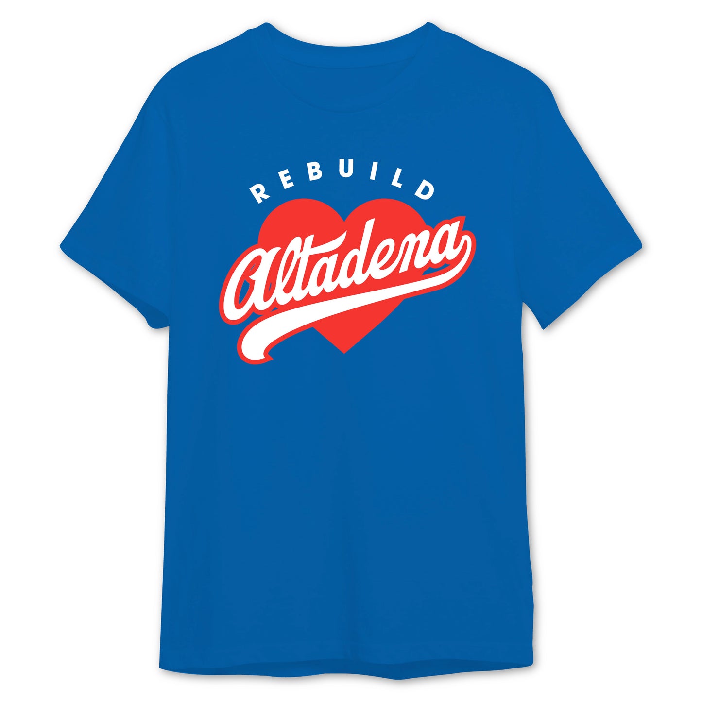 Rebuild Altadena Tee (Dodger Blue)