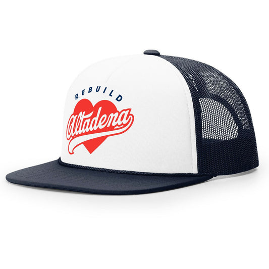 Rebuild Altadena Foam Trucker High Profile (Navy/White)