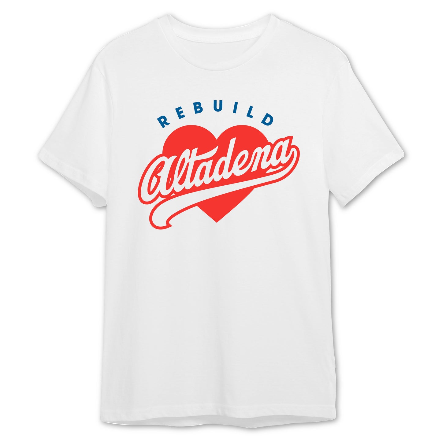 Rebuild Altadena Tee (White)
