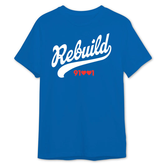 Rebuild Tee (Dodger Blue)